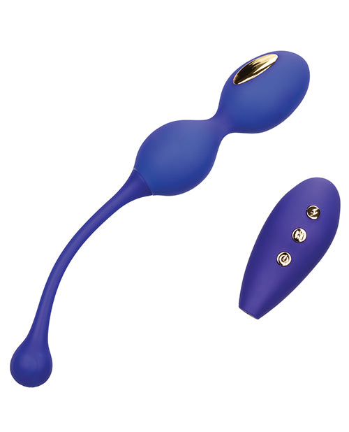 Impulse Intimate Estim Remote Dual Kegel Exerciser - Blue - Bossy Pearl