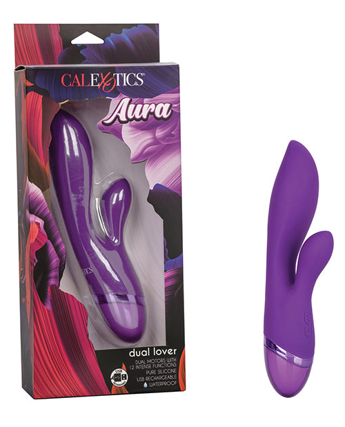 Aura Dual Lover Massager - Purple - Bossy Pearl