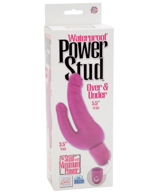 Power Stud Over & Under Dong Waterproof - Bossy Pearl