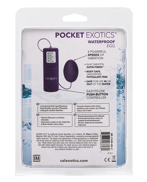 Pocket Exotics Egg Waterproof - Bossy Pearl