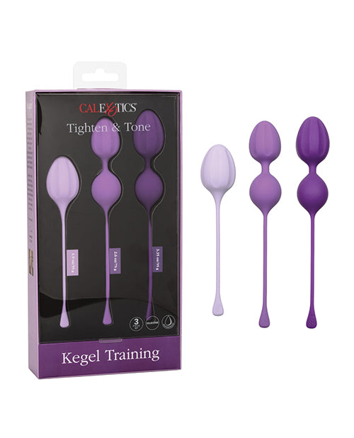 Kegel Training 3 Pc Set - Purple