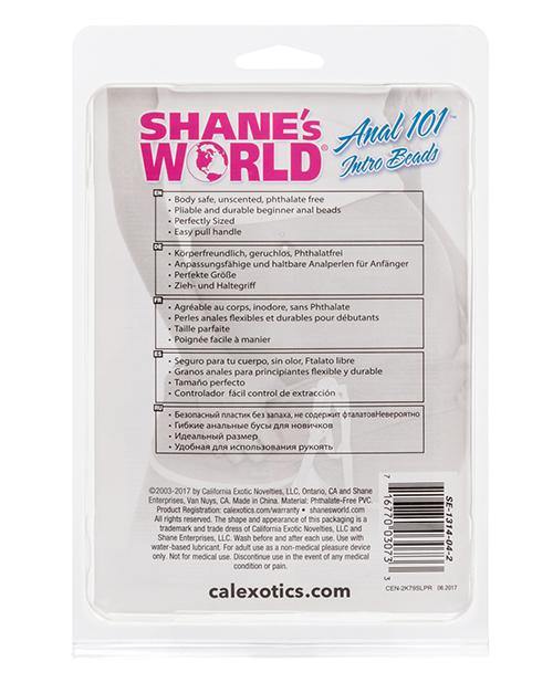 Shane's World Anal 101 Intro Beads - Bossy Pearl