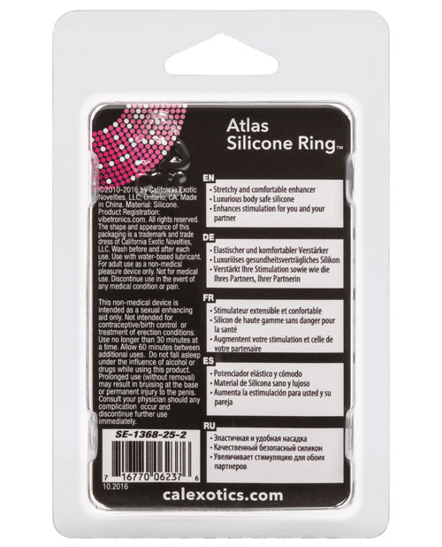 Adonis Atlas Silicone Ring - Black - Bossy Pearl