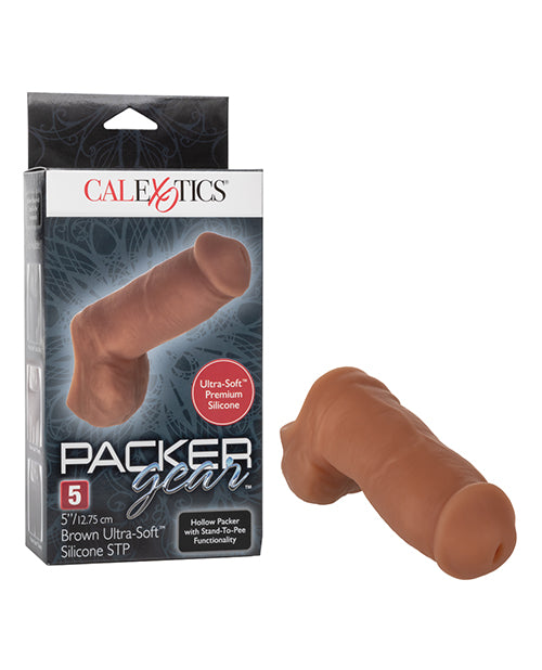 Packer Gear 5" Ultra Soft Silicone Stp - Brown - Bossy Pearl