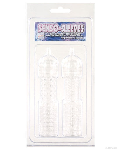 Senso Silicone Sleeves 2 Pack - Clear - Bossy Pearl