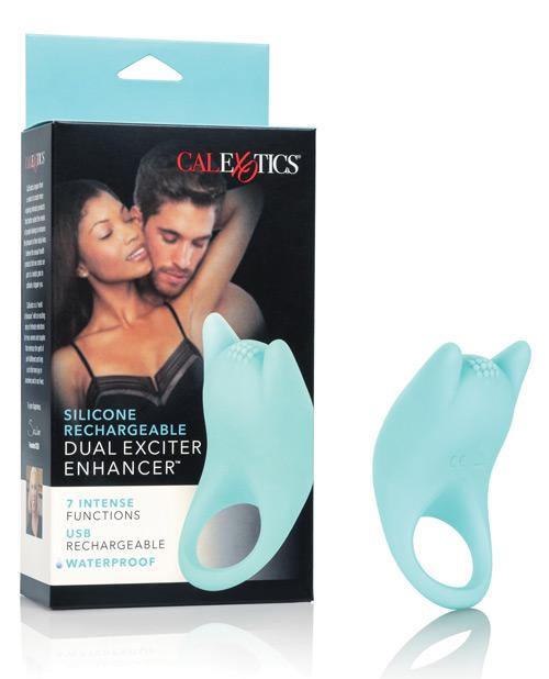 Silicone Rechargeable Dual Exciter Enhancer - Bossy Pearl