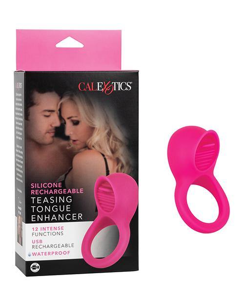 Silicone Rechargeable Teasing Tongue Enhancer - Bossy Pearl