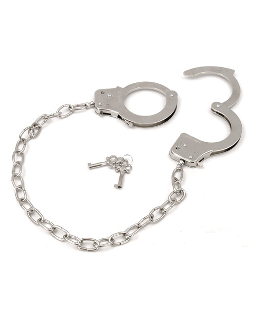 Chrome Hand Cuffs - Bossy Pearl
