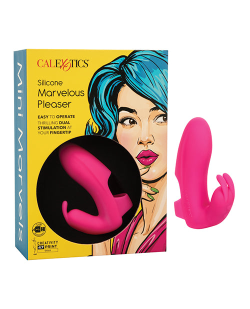 Mini Marvels Silicone Marvelous Pleaser - Pink - Bossy Pearl