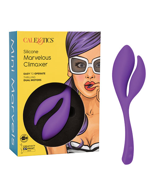 Mini Marvels Silicone Marvelous Climaxer - Purple - Bossy Pearl