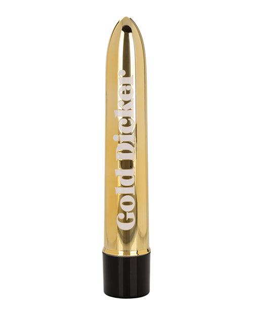 Naughty Bits Gold Dicker Personal Vibrator - Gold - Bossy Pearl