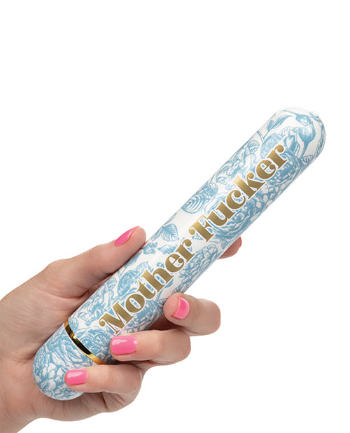 Naughty Bits Mother Fucker Personal Vibrator - Blue - Bossy Pearl