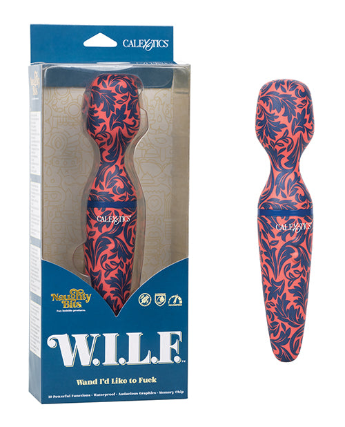 Naughty Bits W.i.l.f. Wand I'd Like To Fuck - Multi Color - Bossy Pearl
