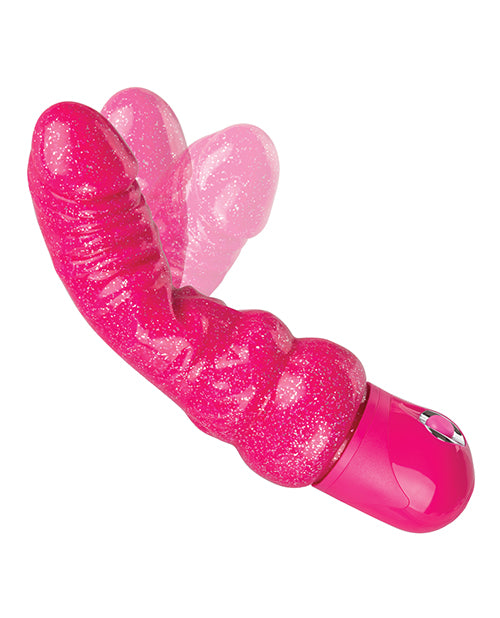 Naughty Bits Lady Boner Bendable Personal Vibrator - Pink - Bossy Pearl