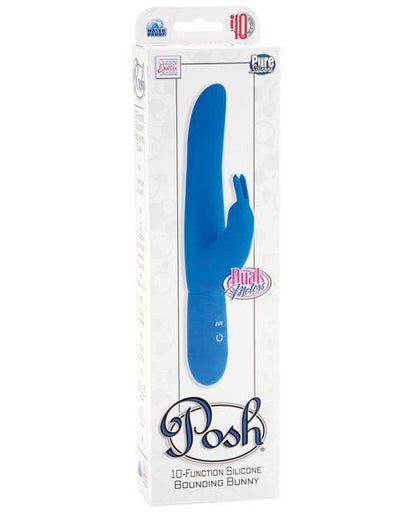 Posh Bounding Bunny - Blue - Bossy Pearl