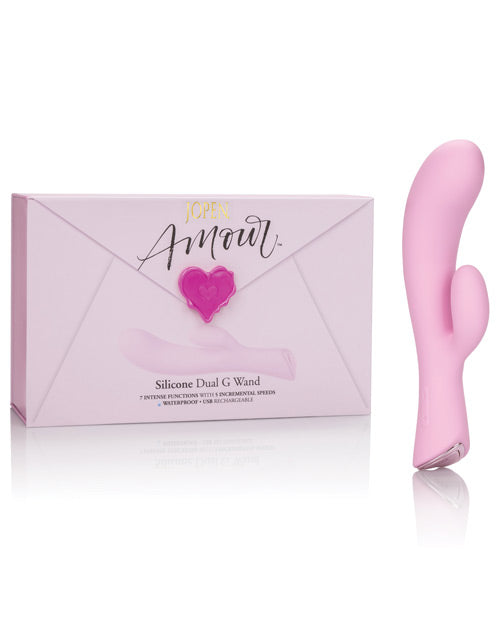 Amour Silicone Dual G Wand - Bossy Pearl