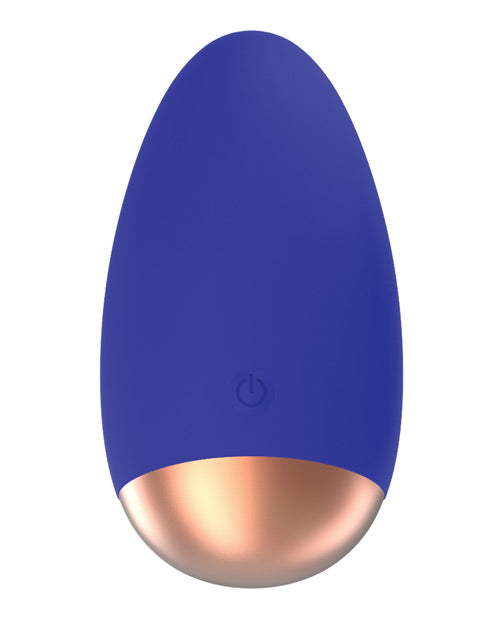 Shots Elegance Chic Clitoral Stimulator - 10 Function Blue - Bossy Pearl