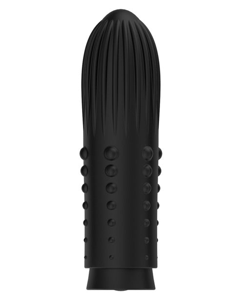 Shots Elegance Lush Rechargeable Bullet - 10 Funtion Black - Bossy Pearl