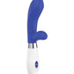 Shots Luminous Achilles Silicone 10 Speed Rabbit Vibrator - Royal Blue