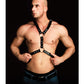 Shots Ouch Thanos Chest Centerpiece Body Harness - Black - Bossy Pearl
