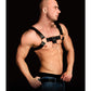 Shots Ouch Costas Solid Structure 1 Body Harness - Black - Bossy Pearl