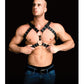 Shots Ouch Andreas Masculine Masterpiece Body Harness - Black - Bossy Pearl