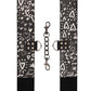 Shots Ouch Love Street Art Fashion Printed Ankle Cuffs - Black - Bossy Pearl
