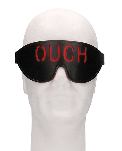 Shots Ouch Blindfold - Black - Bossy Pearl
