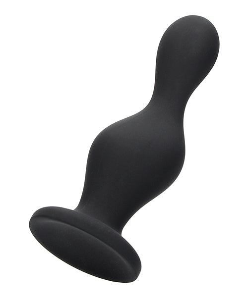 Shots Ouch Wave Butt Plug - Black - Bossy Pearl