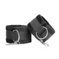 Shots Ouch Black & White Velcro Hand-ankle Cuffs - Black