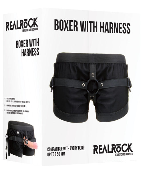 Shots Realrock Boxer W-harness - Bossy Pearl