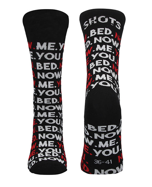 Shots Sexy Socks You, Me, Bed, Now  - Female - Bossy Pearl