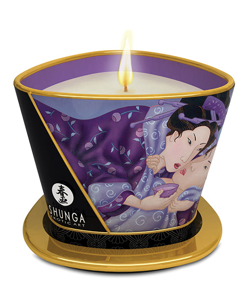 Shunga Massage Candle Libido - 5.7 Oz Exotic Fruits - Bossy Pearl