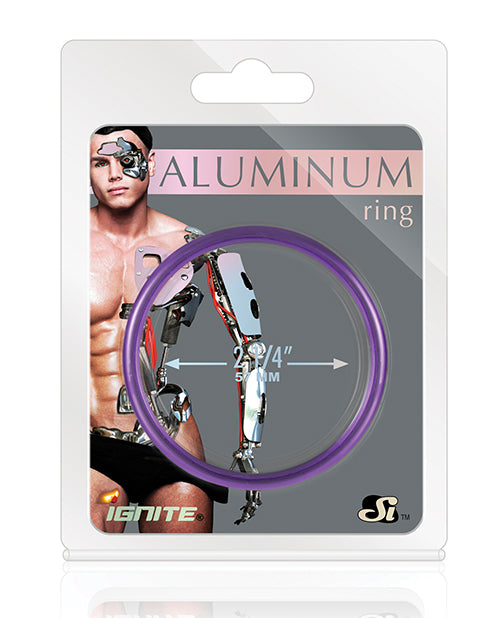 Aluminum Ring - Royal Purple - Bossy Pearl
