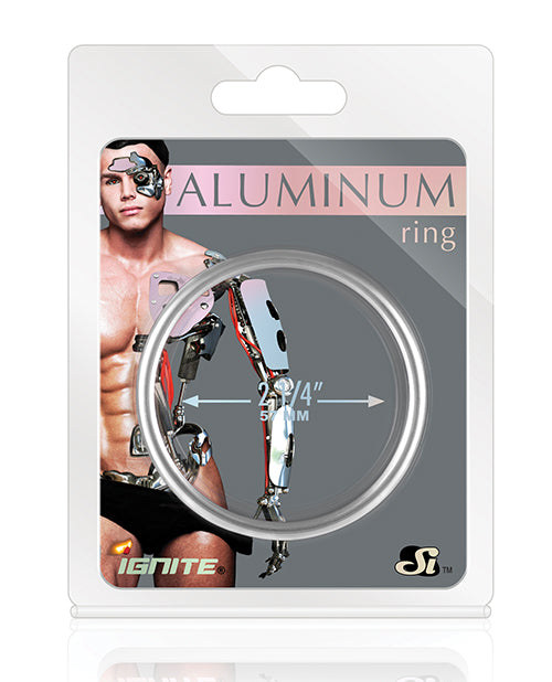 Aluminum Ring - Platinum - Bossy Pearl
