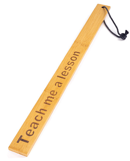 Spartacus Bamboo Paddle - Teach Me A Lesson - Bossy Pearl