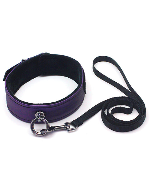 Spartacus Galaxy Legend Collar & Leash - Purple - Bossy Pearl