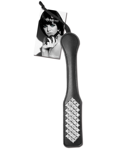 Sex & Mischief Studded Paddle - Bossy Pearl