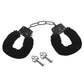 Sex & Mischief Furry Handcuffs - Black - Bossy Pearl
