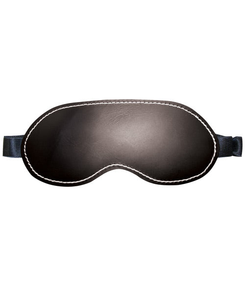 Edge Leather Blindfold - Bossy Pearl