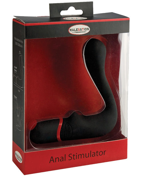 Malesation Anal Stimulator - Black - Bossy Pearl
