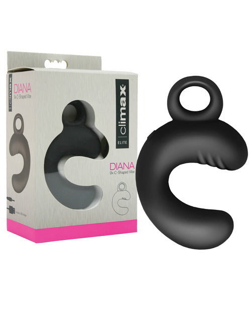 Climax Elite Diana C Shaped Vibe - Bossy Pearl