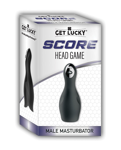 Get Lucky Score Head Game Masturbator - Black - Bossy Pearl