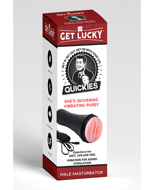 Get Lucky Quickies She's Quivering Vibrating Pussy Masturbator - Bossy Pearl