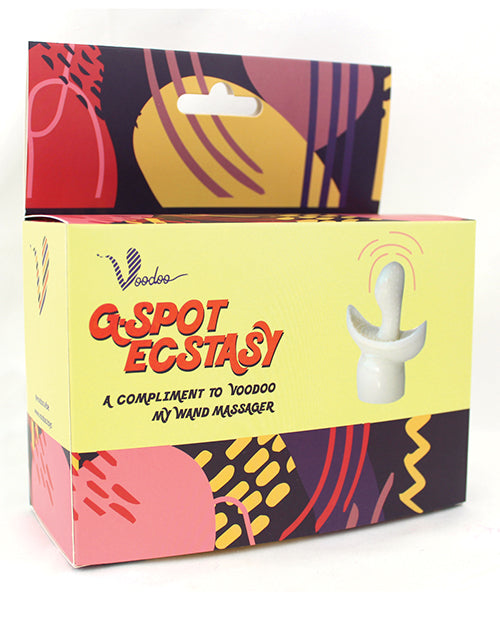Voodoo G-spot Ectasy Wand Attachment - Bossy Pearl