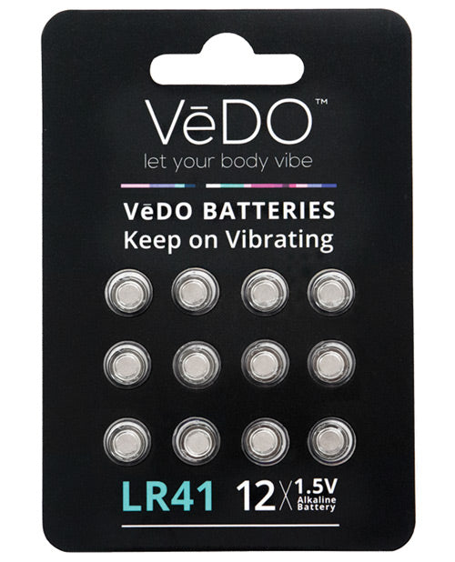 Vedo Lr41 Batteries - 1.5v Pack Of 12 - Bossy Pearl