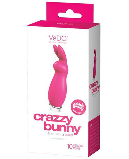 Vedo Crazzy Bunny Rechargeable Bullet - Bossy Pearl