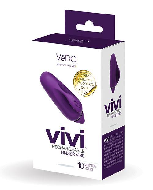Vedo Vivi Rechargeable Finger Vibe - Bossy Pearl