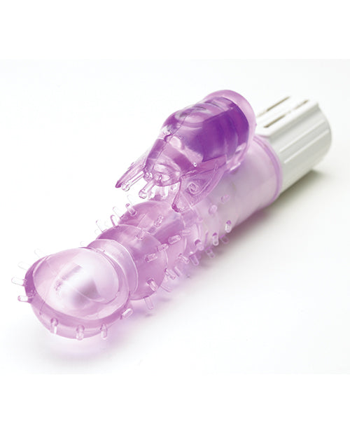 Vibratex Rock Your World Dual Action Vibrator - Bossy Pearl