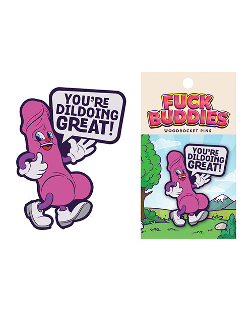 Wood Rocket Fuck Buddies You're Dildoing Great Pin - Purple - Bossy Pearl